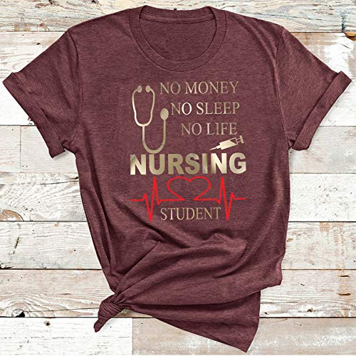 Nurse student Shirt No money no sleep no life nursing student shirt nurse student funny nurse student cool nurse shirts funny nursing student shirt Nurse student Shirt No money no sleep no life nursing student shirt nurse student funny nurse student cool nurse shirts funny nursing student shirt