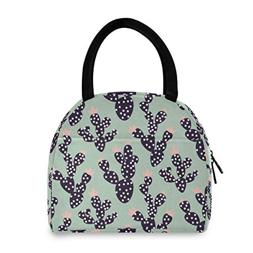 Cactus Lunch Bag Tote Bag Lunch Bag for Women Lunch Box Insulated Lunch Container-n-