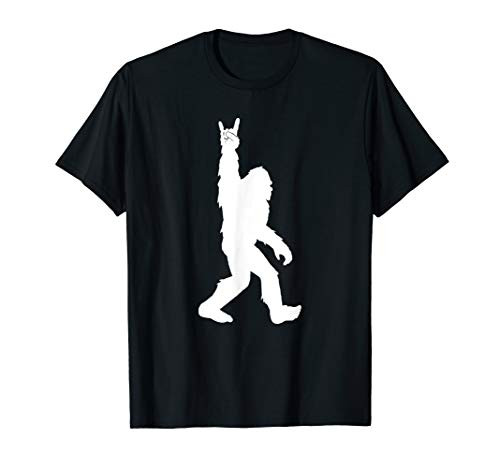 Funny Bigfoot Rock and Roll Tshirt for Sasquatch Believers T-Shirt Funny Bigfoot Rock and Roll Tshirt for Sasquatch Believers T-Shirt