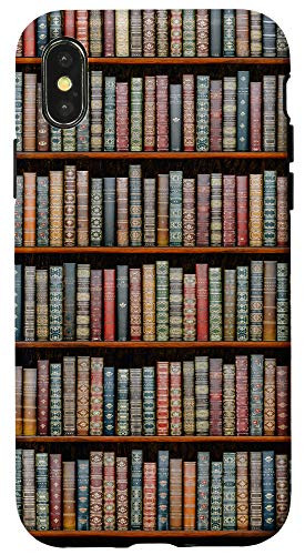 iPhone X XS Bookworm Librarian Book Lover Library Books Pattern Case