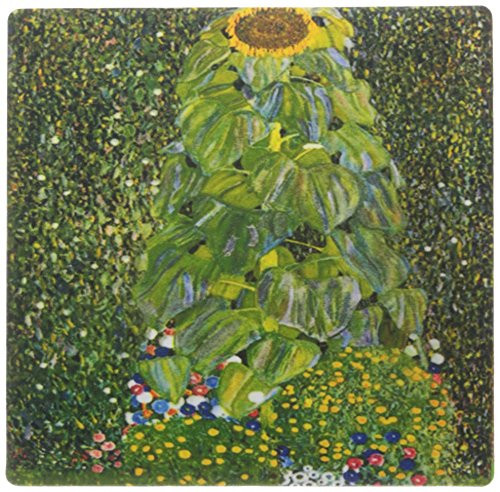 3dRose LLC 8 X 8 X 0.25 Inches Photo of Klimts PaInting Sunflower Mouse Pad (mp_119237_1) 3dRose LLC 8 X 8 X 0.25 Inches Photo of Klimts PaInting Sunflower Mouse Pad (mp_119237_1)