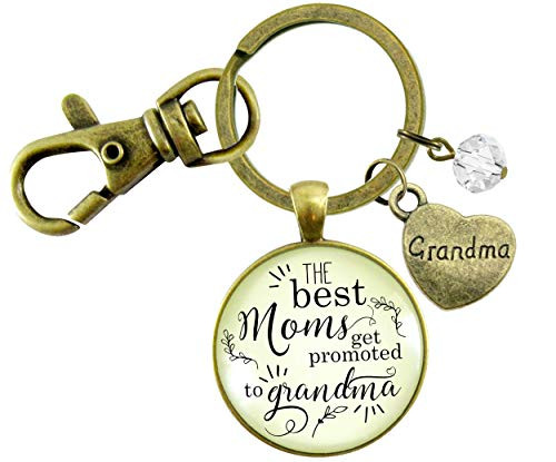 Gutsy Goodness Pregnancy Announcement Grandma Baby Reveal Keychain Best Moms Gift Personalized Jewelry Gutsy Goodness Pregnancy Announcement Grandma Baby Reveal Keychain Best Moms Gift Personalized Jewelry