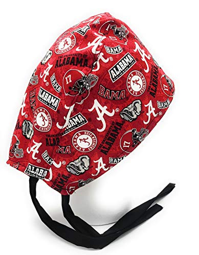 Alabama Roll Tide Bama Crimson Tide Surgical Scrub Cap Medical Hat Hospital Cover