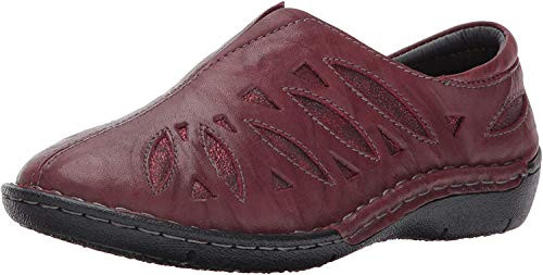 Propet Women_s Cameo Flat  Maroon  9.5 N US