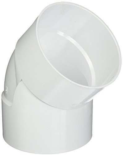 GENOVA PRODUCTS 40660 6inch  S and D 45D PVC ELBOW