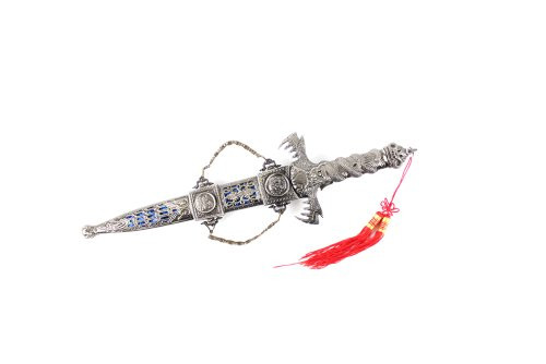 Wuu Jau H-9906-SL Dragon Dagger  17.5inch   Silver