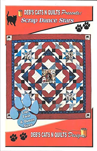 Deb_s Cats N Quilts Scrap Dance Stars pattern