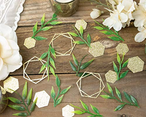 Greenery Baby Shower  Baby Shower Boy  Baby Girl Shower  Baby Sprinkle  Boho Baby Shower  Confetti  Gender Neutral Baby Shower  Hexagon