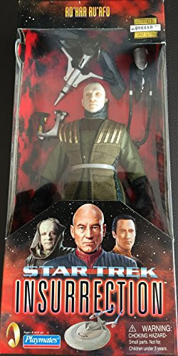 Star Trek  Insurrection Ad_Har Ru_Afo Poseable 9inch  Action Figure with Cloth In S_Ona Command Uniform