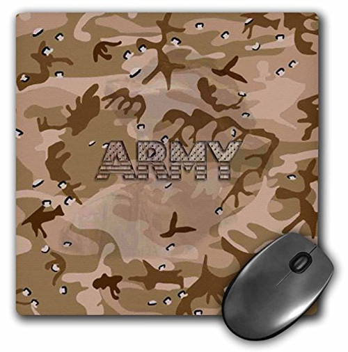 3dRose LLC 8 x 8 x 0.25 Inches Mouse Pad, Desert Gulf War Camouflage with Flag Font Army (mp_130690_1) 3dRose LLC 8 x 8 x 0.25 Inches Mouse Pad, Desert Gulf War Camouflage with Flag Font Army (mp_130690_1)