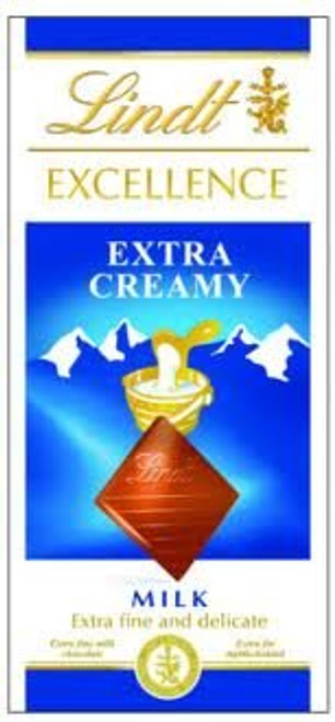 Lindt Excellence Bar -Milk Extra Creamy Bar- - Pack of 4 Lindt Excellence Bar -Milk Extra Creamy Bar- - Pack of 4