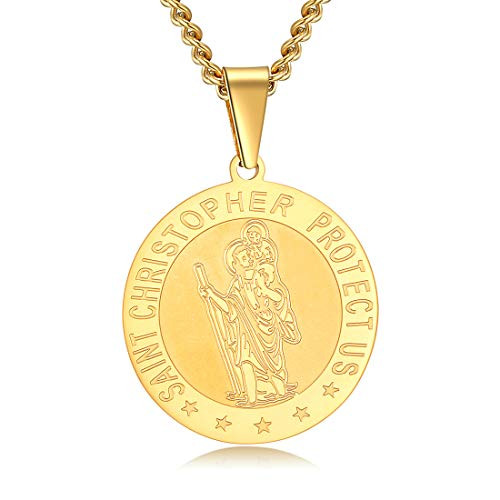 Saint Christopher Necklace for Women 