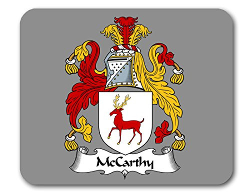 McCarthy Coat of Arms McCarthy Family Crest Mousepad by Carpe Diem Designs  Made in The U.S.A