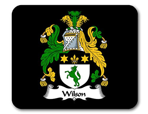 Wilson Coat of Arms Wilson Family Crest Mousepad by Carpe Diem Designs  Made in The U.S.A
