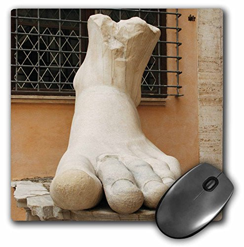 3dRose LLC 8 x 8 x 0.25 Constantine I Statue Capitoline Museums. Rome Italy EU16 PRI0089 Prisma Mouse Pad (mp_82151_1)