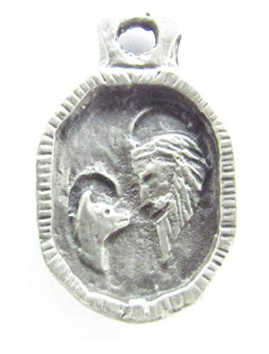 Patron Saint of Dogs and Dog Lovers  Handmade St Roch Medal -small size-