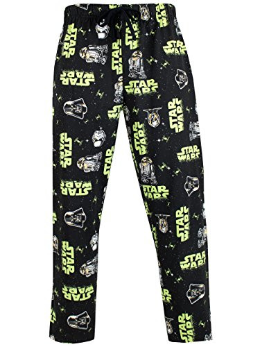 STAR WARS Mens_ Stormtrooper  and  Darth Vader Lounge Pant Size X-Large Black
