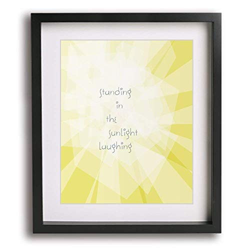 Brown Eyed Girl by Van Morrison inspired song lyric wall art print