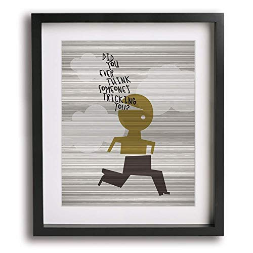 Non Dairy Creamer by Third Eye Blind inspired song lyric wall art print  mid century modern music poster