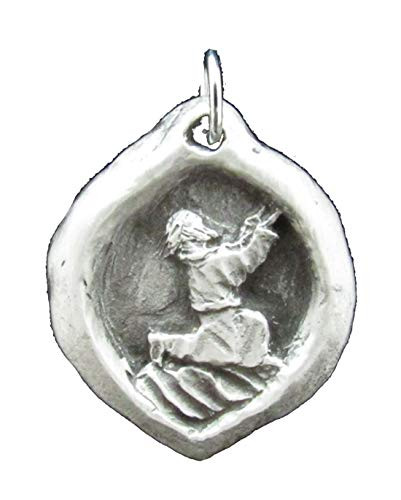 Handmade Medal of St. Benedict Joseph Labre  Patron of Alzheimer s Patients and Their Caregivers