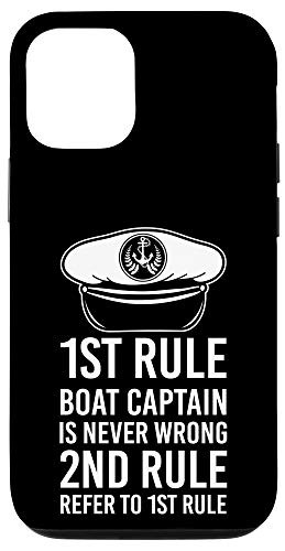 iPhone 12 12 Pro Boat Captain Is Never Wrong Boating s Gift Case