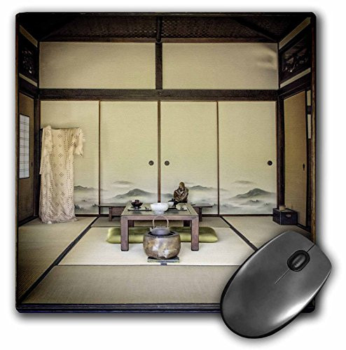 3Drose LLC 8 X 8 X 0.25 Inches Mouse Pad, Japanese Dining Area (Mp_110836_1)