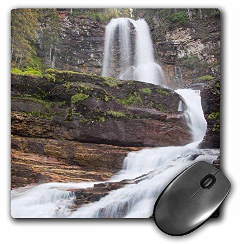 3dRose LLC 8 x 8 x 0.25 Inches Mouse Pad, Glacier National Park, Jamie and Judy Wild (mp_92087_1)
