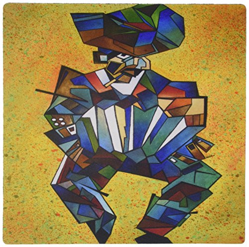3dRose LLC 8 x 8 x 0.25 Inches Mouse Pad, The Accordian Player Accordion, Blue, Concertina, Cubism, Latin America, Melodeon, Squeezebox (mp_46760_1) 3dRose LLC 8 x 8 x 0.25 Inches Mouse Pad, The Accordian Player Accordion, Blue, Concertina, Cubism, Latin America, Melodeon, Squeezebox (mp_46760_1)