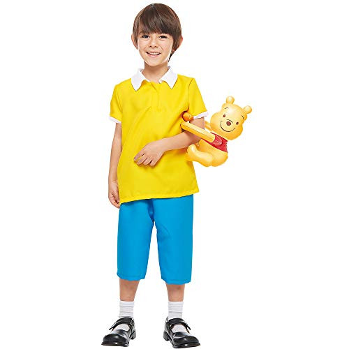 Disney Winnie The Pooh Series Christopher Robin Child Costume -Medium- Yellow