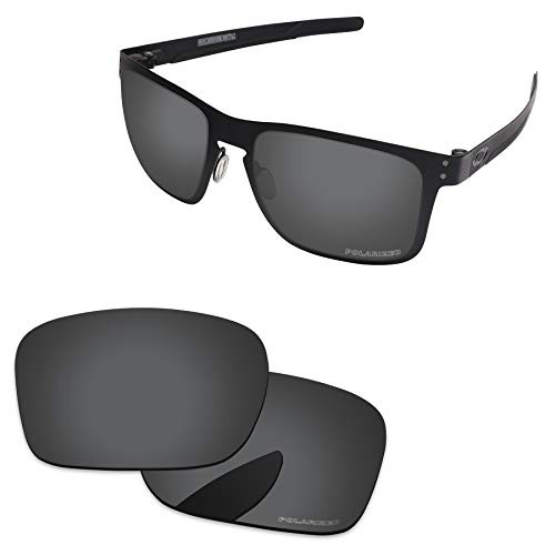 PapaViva Lenses Replacement for Oakley Holbrook XL Black Grey - Polarized