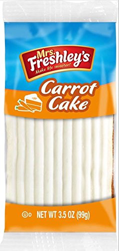 Mrs. Freshley_s Carrot Cake  3.5 Ounce 4 Packages