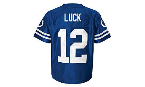 Andrew Luck Indianapolis Colts Blue 12 Youth NFL Player Home Jersey -XS 4 5-