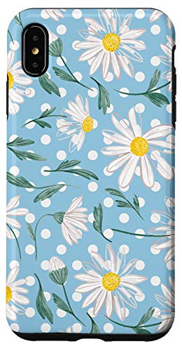 iPhone XS Max Daisy Wildflower Blue Case