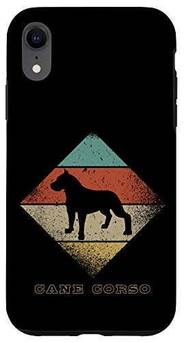 iPhone XR Vintage Retro 1970_s Dog Breed Cane Corso Case