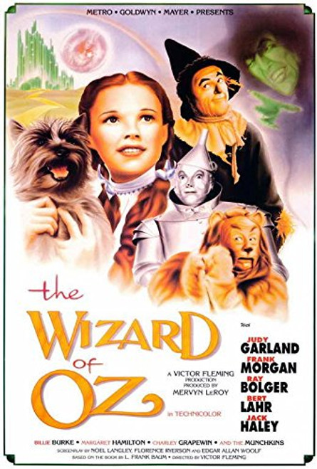 The Wizard of Oz Movie POSTER 27 x 40 Judy Garland Frank Morgan B MADE IN THE U.S.A. The Wizard of Oz Movie POSTER 27 x 40 Judy Garland Frank Morgan B MADE IN THE U.S.A.