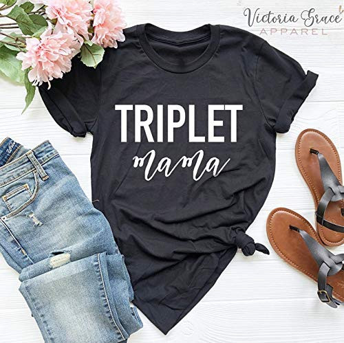 Triplet Mama Shirt Triplet Mom Shirt Gift for Mom Twin Mom Shirt Motherhood Mom of Multiples Shirt Momma of Multiples Twin Mom Triplet Mom