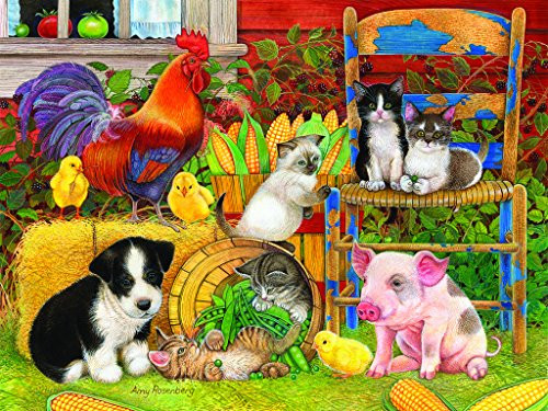 Farm Friends 300 pc Jigsaw Puzzle by SunsOut Farm Friends 300 pc Jigsaw Puzzle by SunsOut