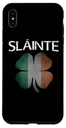 iPhone XS Max Slainte Irish Ireland Flag Shamrock St. Patricks Day Gift Case
