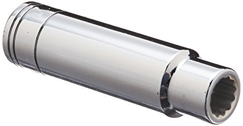 SK Hand Tool 48011 12 Point 1/2-Inch Drive Deep Socket, 11mm, Chrome