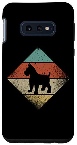Galaxy S10e Schnauzer Vintage Retro 1970_s Dog Breed Case