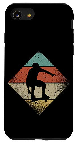 iPhone SE -2020-   7   8 Skateboarding Retro 1960_s 1970_s Style Skateboarder Case