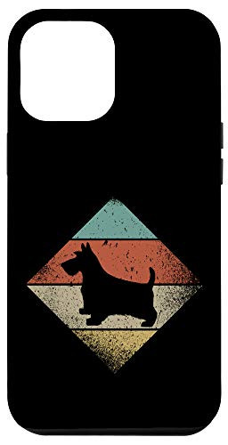 iPhone 12 Pro Max Scottish Terrier Vintage Retro 1970_s Dog Breed Case