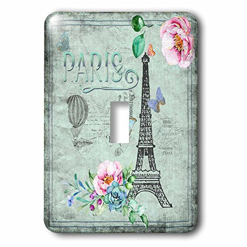 3dRose LSP_252414_1 Paris France Eiffel Single Toggle Switch