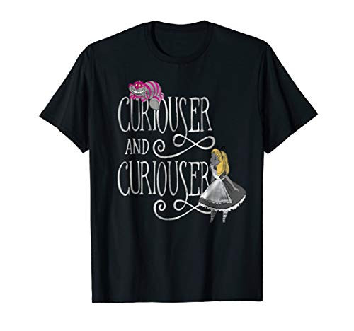 Disney Alice in Wonderland Curiouser T Shirt Disney Alice in Wonderland Curiouser T Shirt