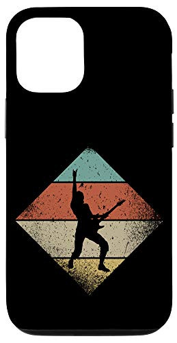 iPhone 12 12 Pro Guitar Retro 1960_s 1970_s Style Guitar Player Case