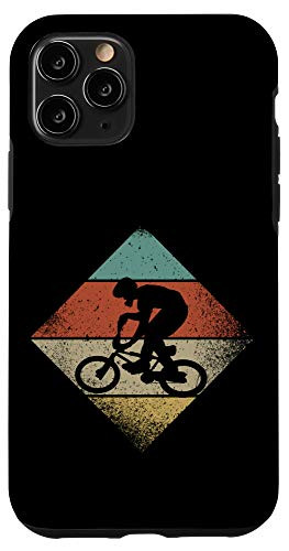 iPhone 11 Pro BMX Retro 1960_s 1970_s Style BMX Bike Rider Case
