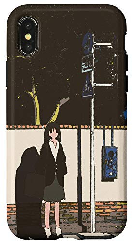 iPhone X XS Anime Aesthetic Lofi Retro 90s Japanese Otaku Gift Case