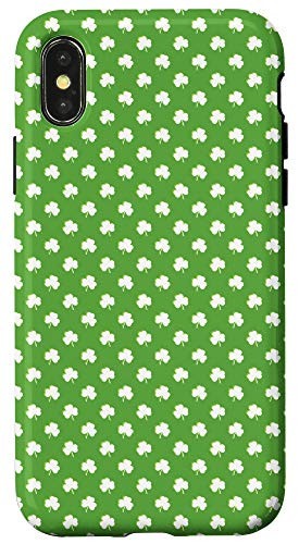 iPhone X XS Irish Shamrock St. Patrick_s Day Case