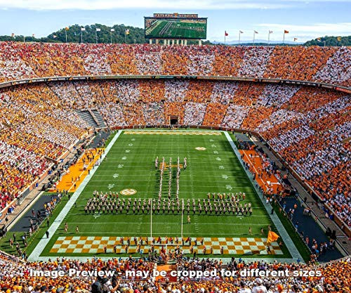 Tennessee Volunteers Neyland Stadium UT Vols NCAA Football Checkerboard Stadium Field End Zone 1240 Photo Print 8x10-36x48 CHOICES Tennessee Volunteers Neyland Stadium UT Vols NCAA Football Checkerboard Stadium Field End Zone 1240 Photo Print 8x10-36x48 CHOICES