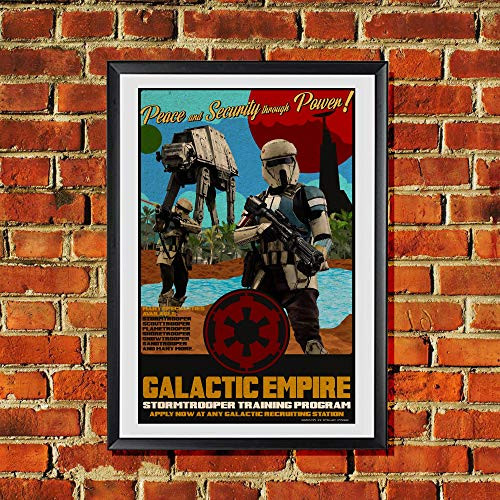 Star Wars Scarif Rogue One Empire Stormtrooper Propaganda Artwork Original Art Print 11x17 Star Wars Scarif Rogue One Empire Stormtrooper Propaganda Artwork Original Art Print 11x17
